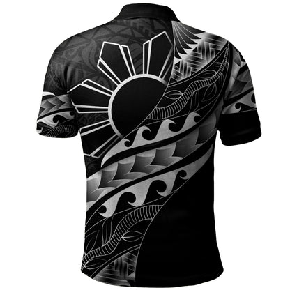 Philippines Filipinos Polo Shirt Custom Island Tribal Tattoos