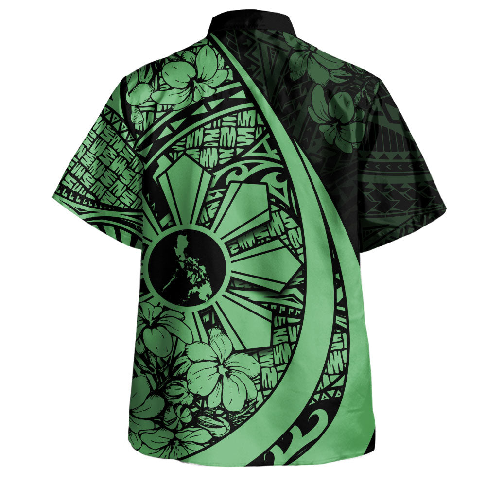 Philippines Filipinos Hawaiian Shirt National Sampaguita Flower Symbols Style