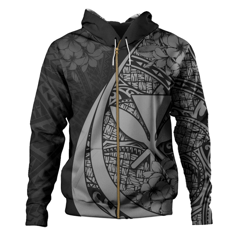 Hawaii Hoodie National Plumeria Flower Symbols Style