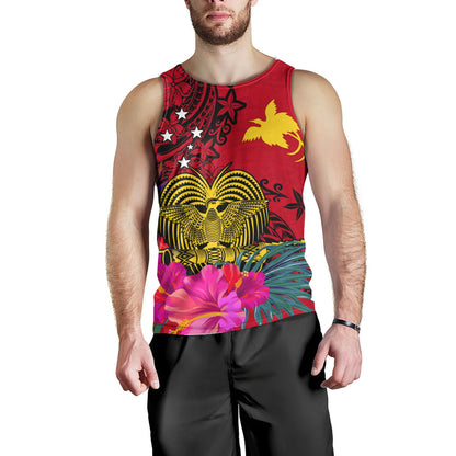 Papua New Guinea Tank Top Flag Tribal Tropical Style