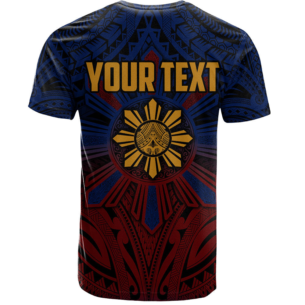 Philippines Filipinos T-Shirt Golden Sun Islands Tribal Style