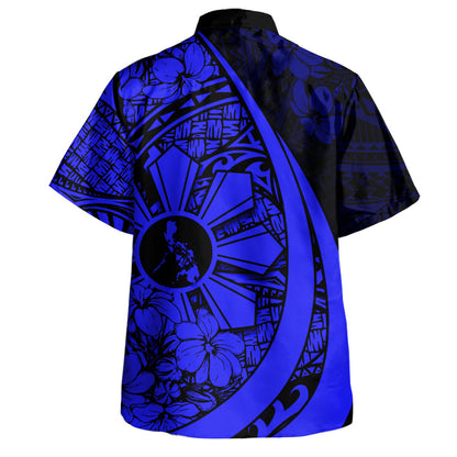 Philippines Filipinos Hawaiian Shirt National Sampaguita Flower Symbols Style