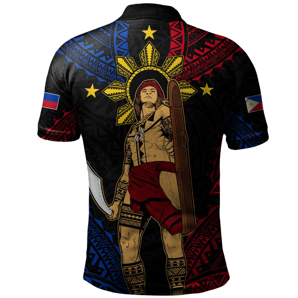 Philippines Filipinos Polo Shirt Lapu Lapu Tattoo Batok Tribal Motifs Designs