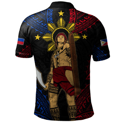 Philippines Filipinos Polo Shirt Lapu Lapu Tattoo Batok Tribal Motifs Designs