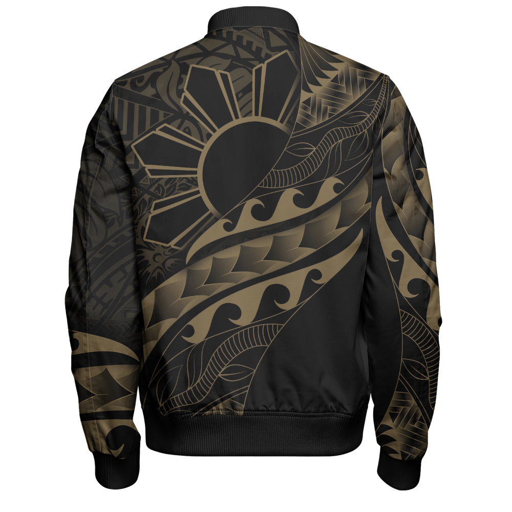 Philippines Filipinos Bomber Jacket Custom Island Tribal Tattoos