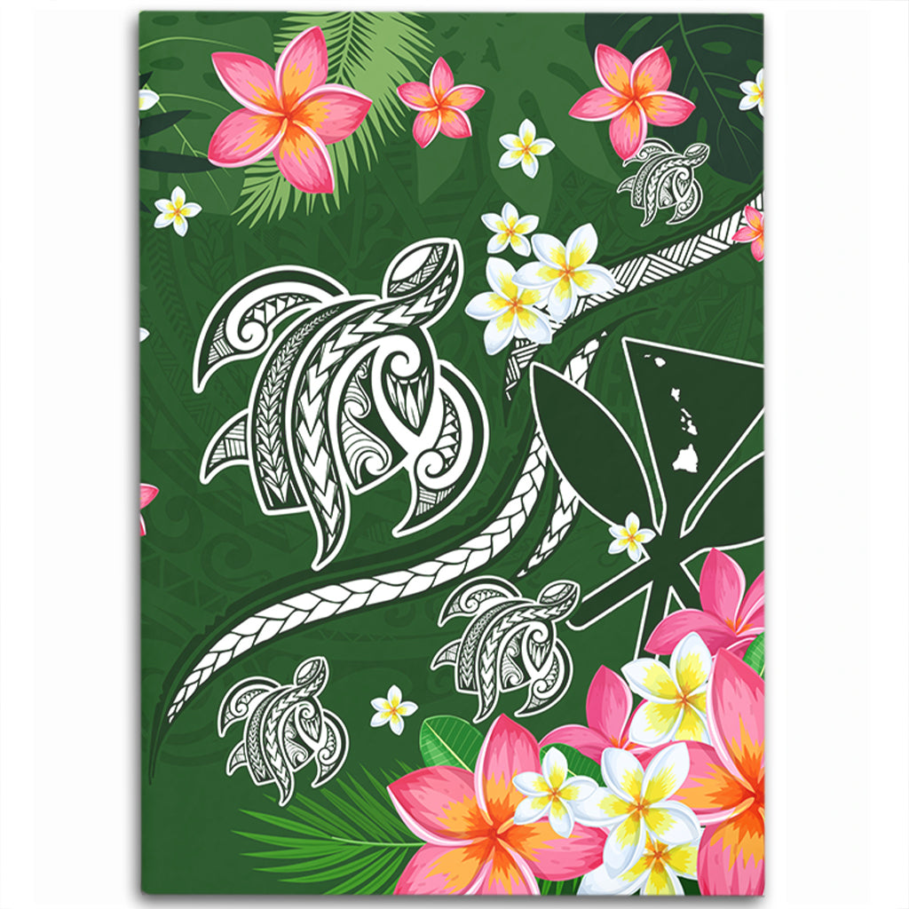 Hawaii Area Rug Aloha Island Turtle Plumeria Flower Tropical Fabric
