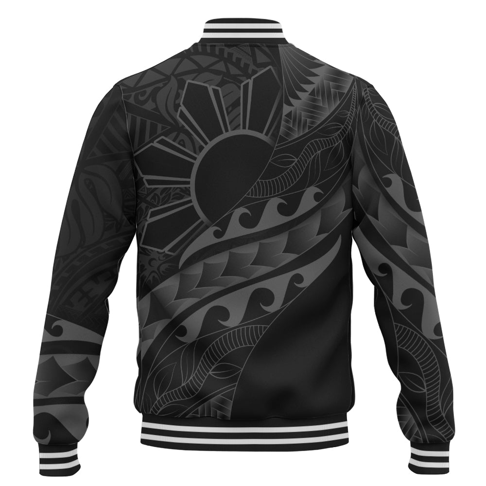 Philippines Filipinos Baseball Jacket Custom Island Tribal Tattoos