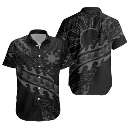 Philippines Filipinos Short Sleeve Shirt Custom Island Tribal Tattoos