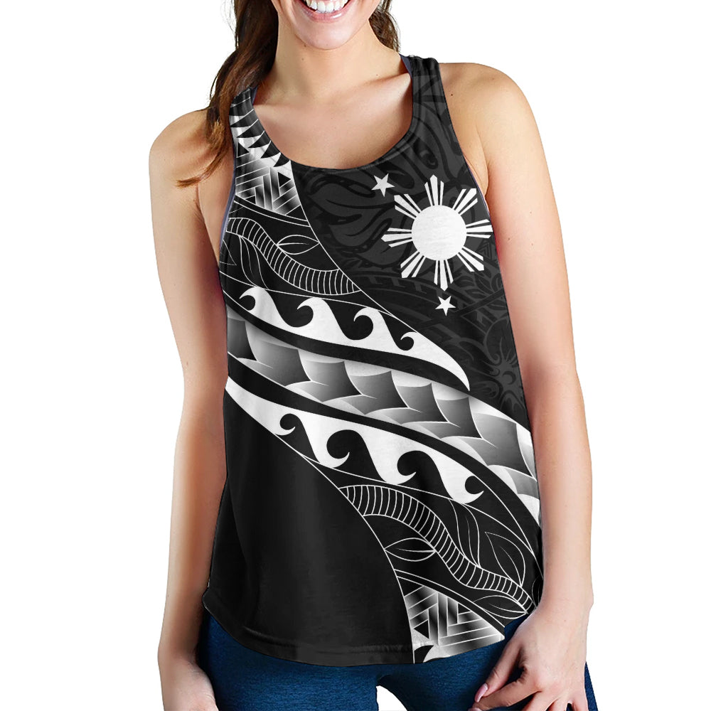 Philippines Filipinos Women Tank Custom Island Tribal Tattoos