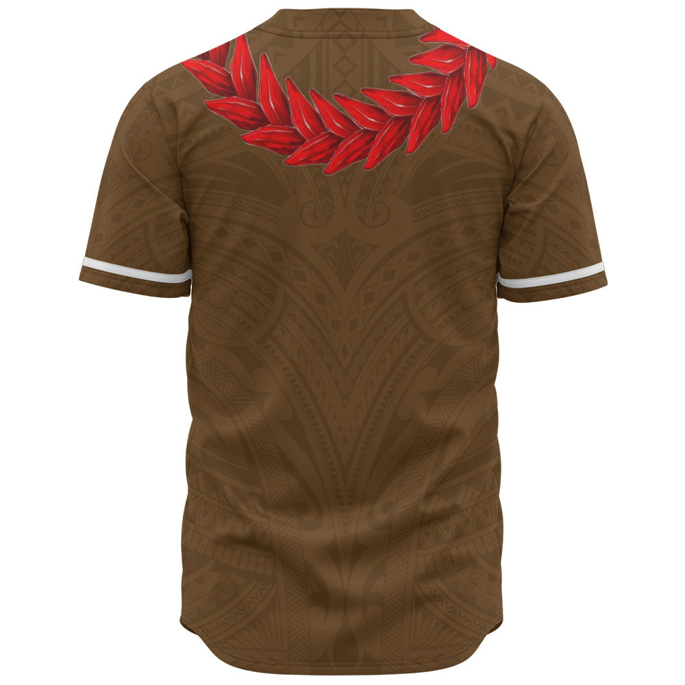 Samoa Baseball Shirt Ula Fala Style