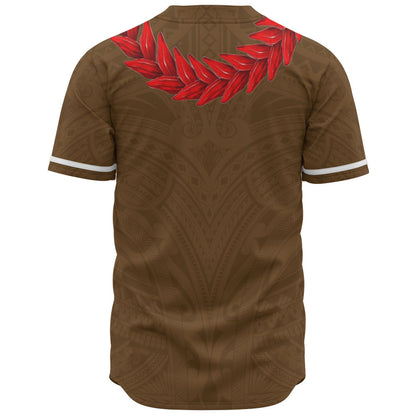 Samoa Baseball Shirt Ula Fala Style