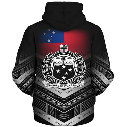 Samoa Sherpa Hoodie Polynesian Pride Inspired Design