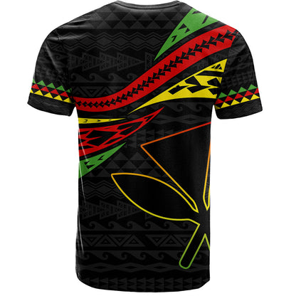 Hawaii T-Shirt Polynesian Tribal Tattoo Ethnic Design
