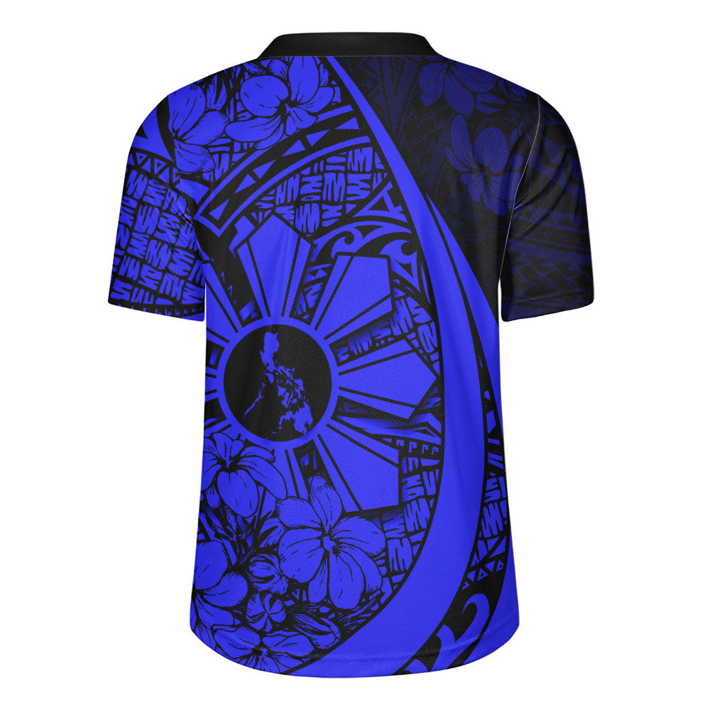 Philippines Filipinos Rugby Jersey Custom National Sampaguita Flower Symbols Style