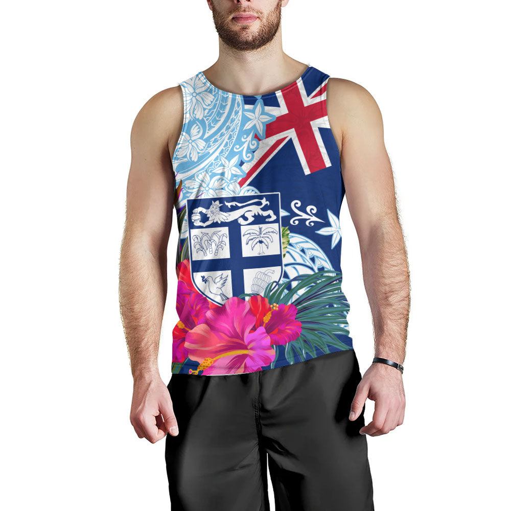 Fiji Tank Top Flag Tribal Tropical Style
