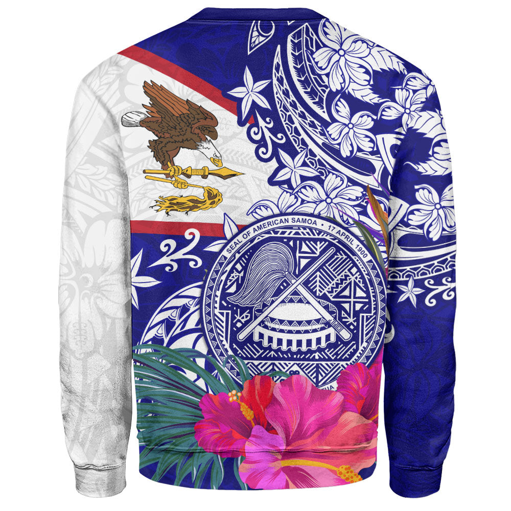 American Samoa Sweatshirt Flag Tribal Tropical Style