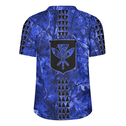 Hawaii Rugby Jersey Woodland Kanaka Camo Style