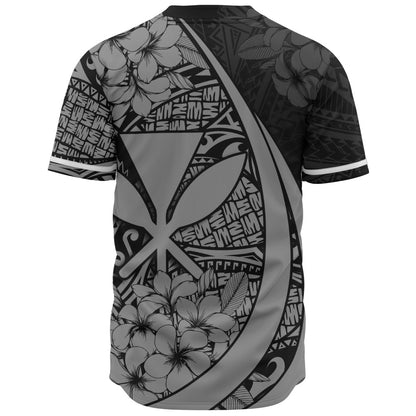 Hawaii Baseball Shirt National Plumeria Flower Symbols Style