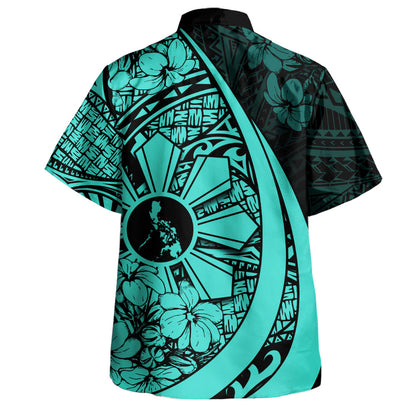 Philippines Filipinos Hawaiian Shirt National Sampaguita Flower Symbols Style