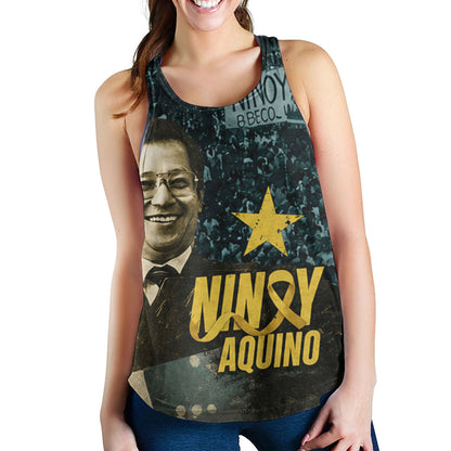 Philippines Filipinos Women Tank Ninoy Aquino Philippine History Tribute Style