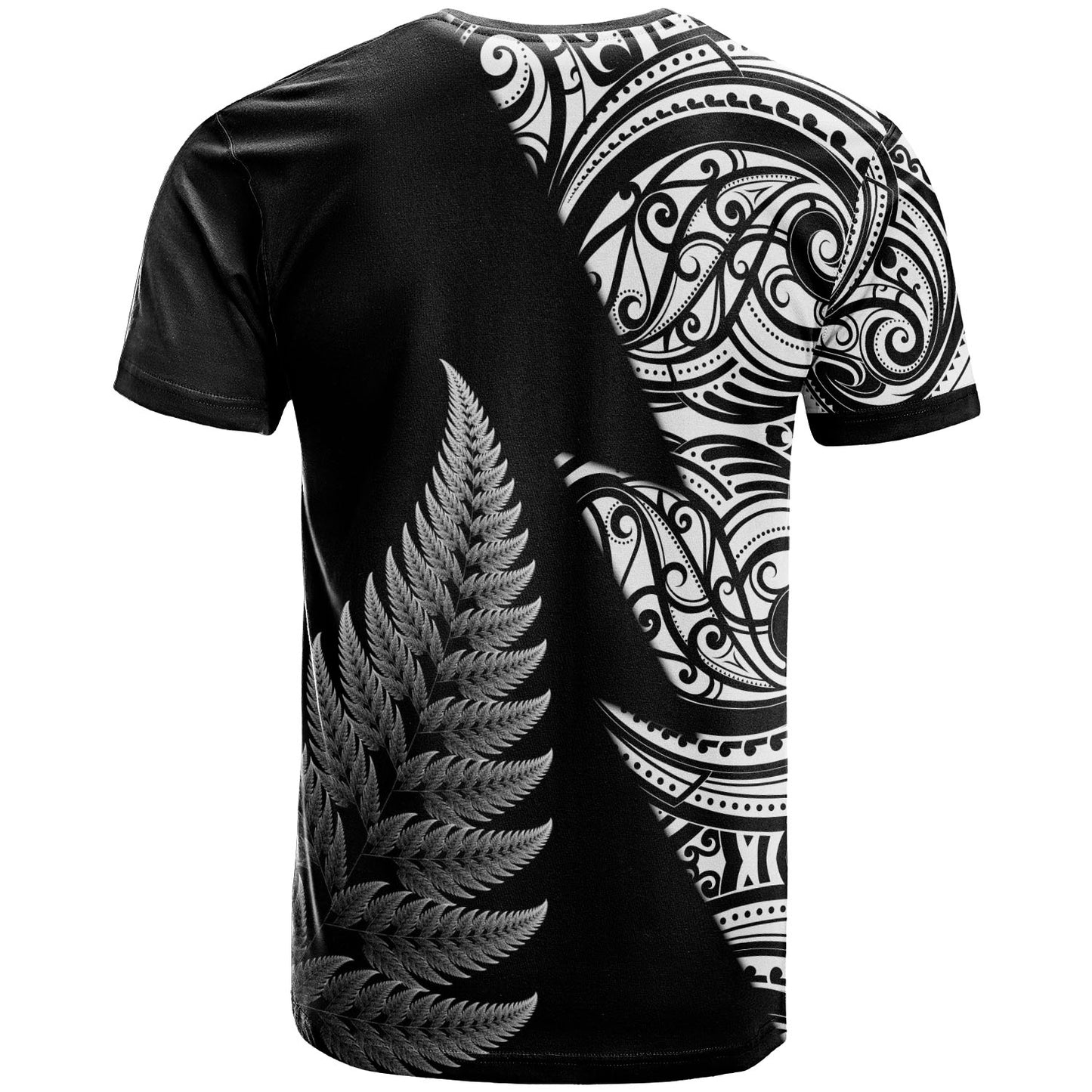 New Zealand Custom Personalised T-Shirt - New Zealand Rugby Silver Fern