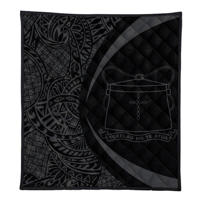 Tokelau Premium Quilt Lauhala Gray Circle Style