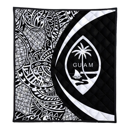 Guam Premium Quilt Lauhala White Circle Style