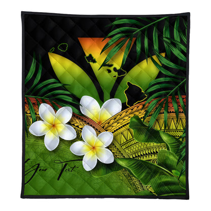 Hawaii Premium Quilt Custom Kanaka Polynesian Tropical