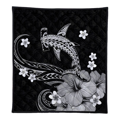 Hawaii Premium Quilt Shark Polynesia Tribal Tattoo