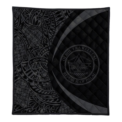 Palau Premium Quilt Lauhala Gray Circle Style