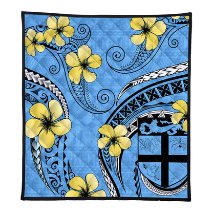 Fiji Premium Quilt Bula Style Plumeria Flower