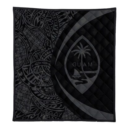 Guam Premium Quilt Lauhala Gray Circle Style