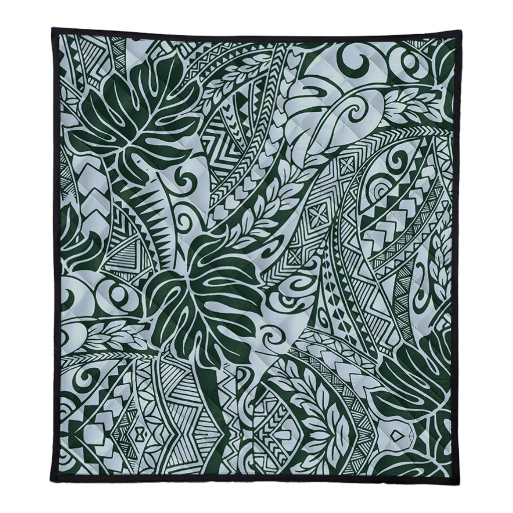 Hawaii Premium Quilt Tribal Pattern Leaf
