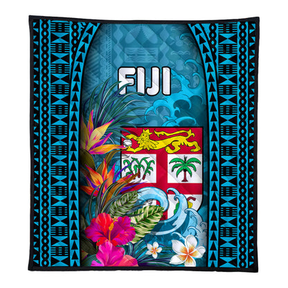 Fiji Premium Quilt Bula Islands Wave Tropical