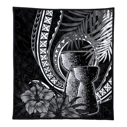 Guam Premium Quilt Tribal Latte Stone Tropical Style