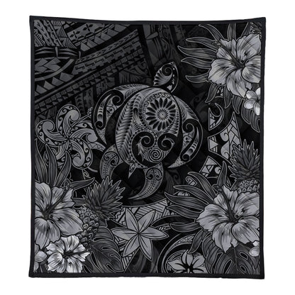Hawaii Premium Quilt Tribal Polynesia Sea Turtle Design Pacific Dream