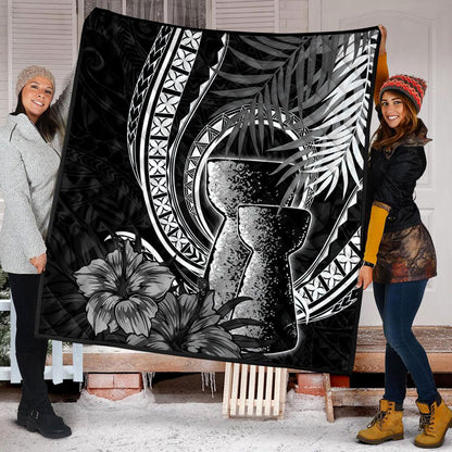 Guam Premium Quilt Tribal Latte Stone Tropical Style