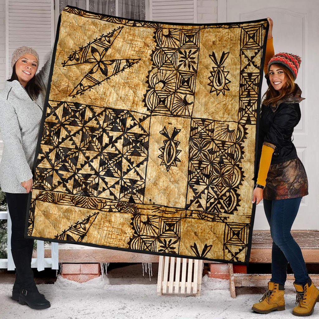 Tonga Premium Quilt Tapa Cloth Vintage
