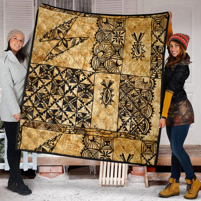 Tonga Premium Quilt Tapa Cloth Vintage