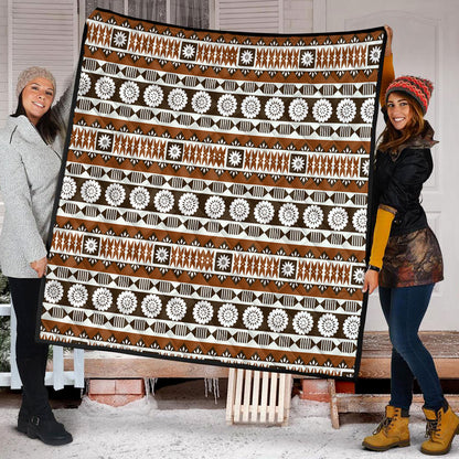 Fiji Premium Quilt Tapa Masi Pattern