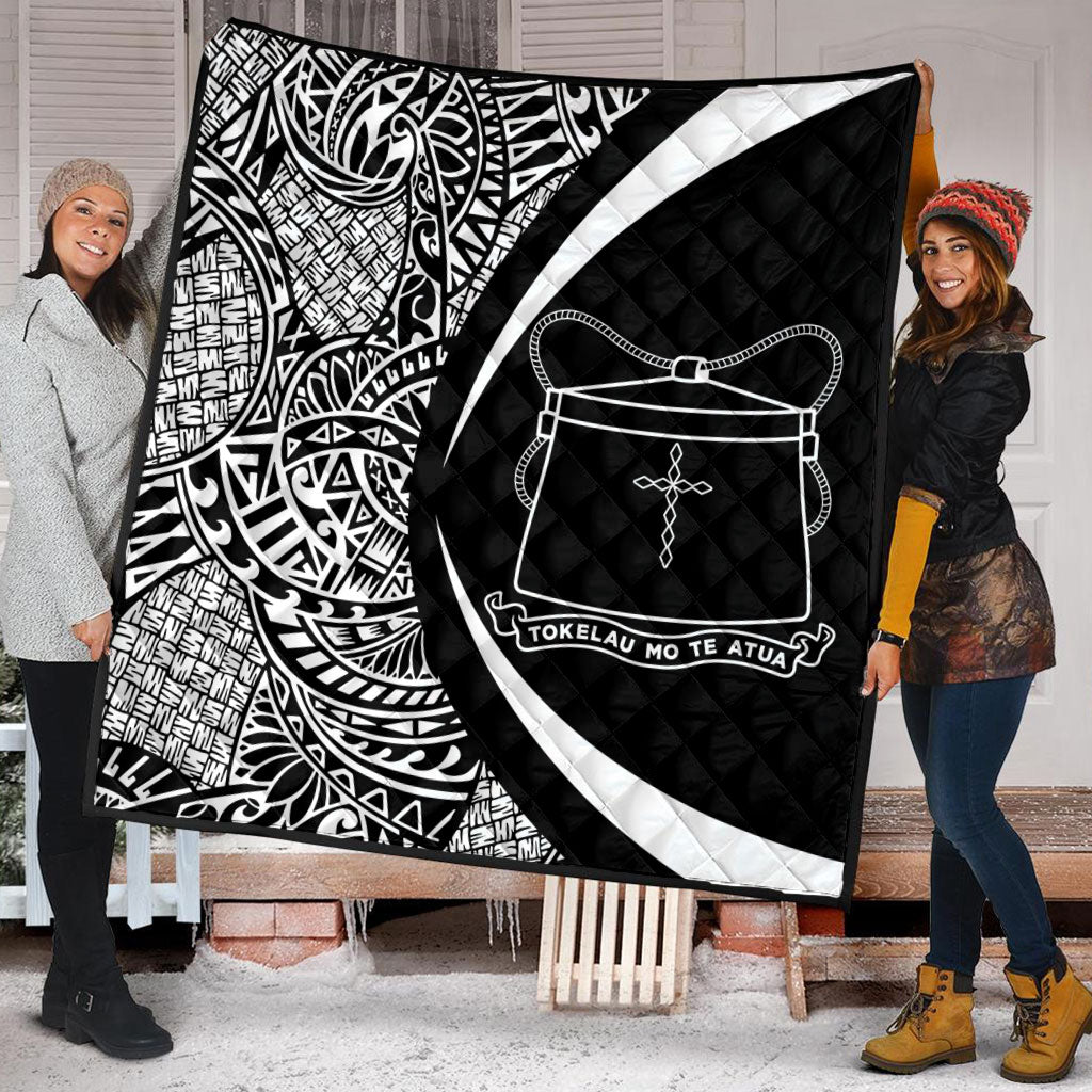Tokelau Premium Quilt Lauhala White Circle Style