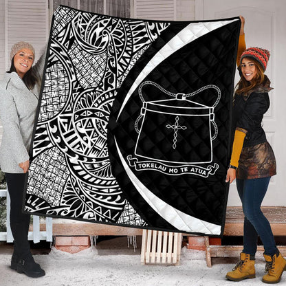 Tokelau Premium Quilt Lauhala White Circle Style