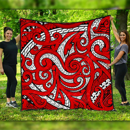 New Zealand Premium Quilt Maori Pattern