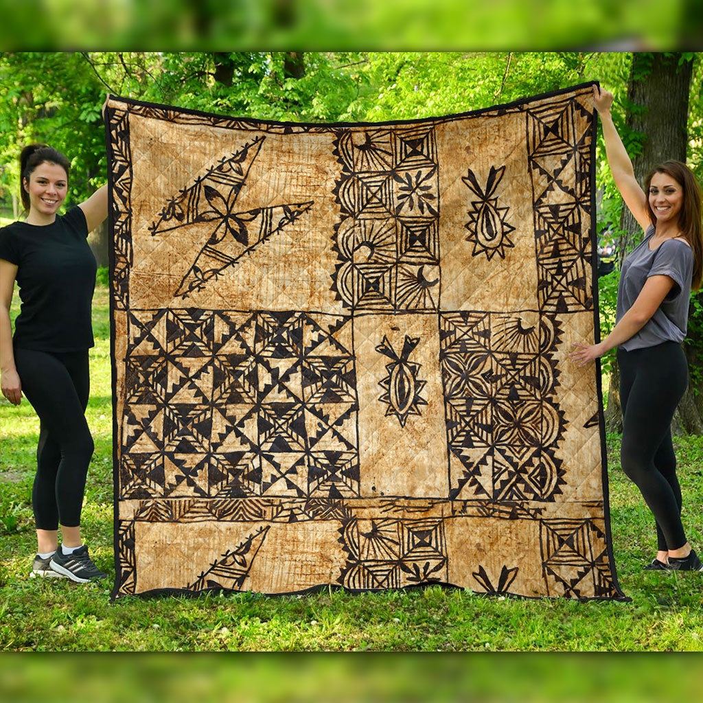 Tonga Premium Quilt Tapa Cloth Vintage