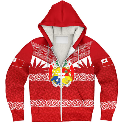 Tonga Sherpa Hoodie Ngatu Tattoo Island Unique Style