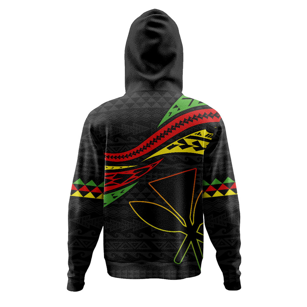 Hawaii Hoodie Polynesian Tribal Tattoo Ethnic Design
