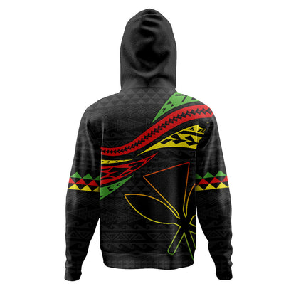 Hawaii Hoodie Polynesian Tribal Tattoo Ethnic Design