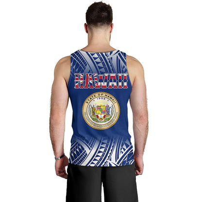 Hawaii Tank Top Polynesian Tribal Aloha Hawaii Flag