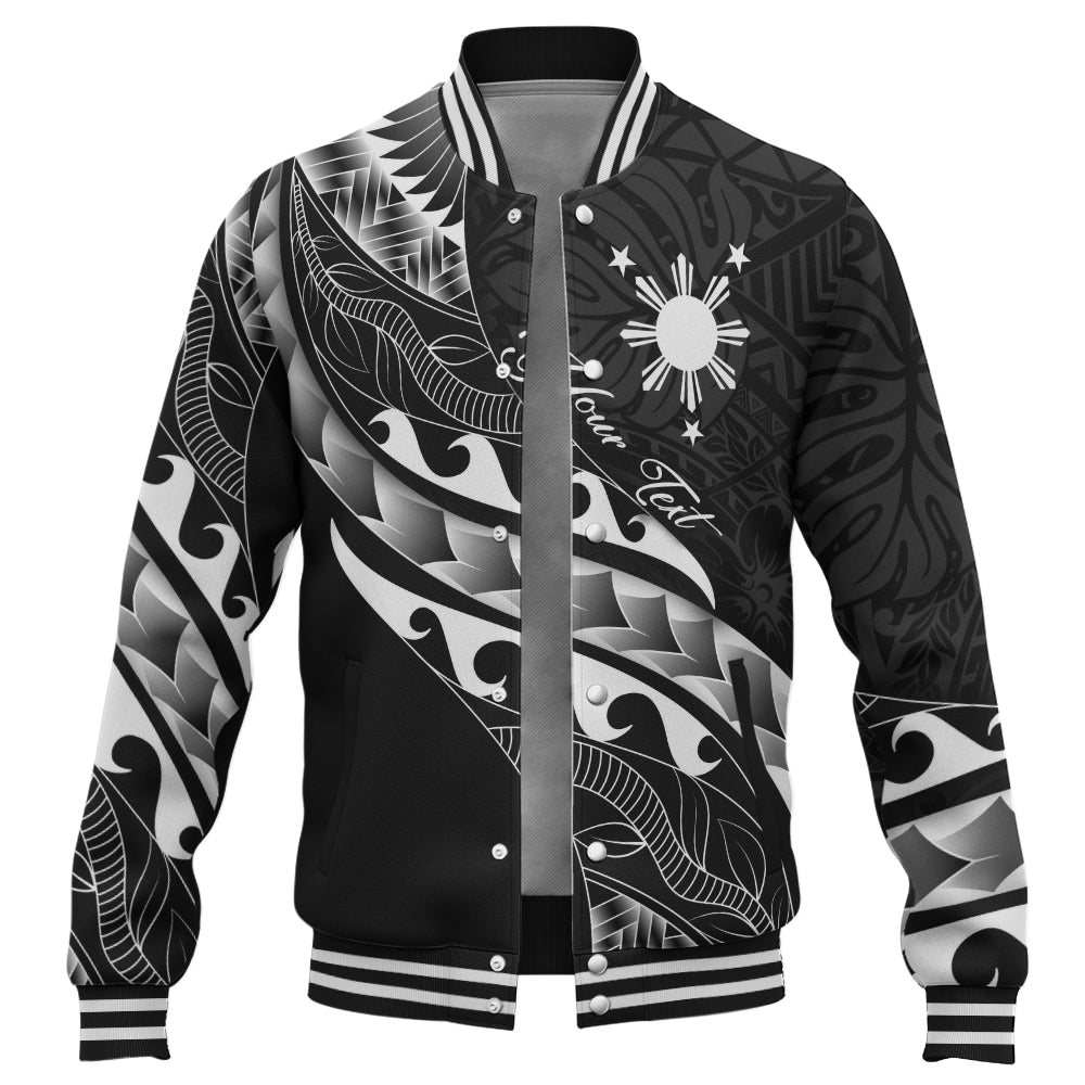 Philippines Filipinos Baseball Jacket Custom Island Tribal Tattoos