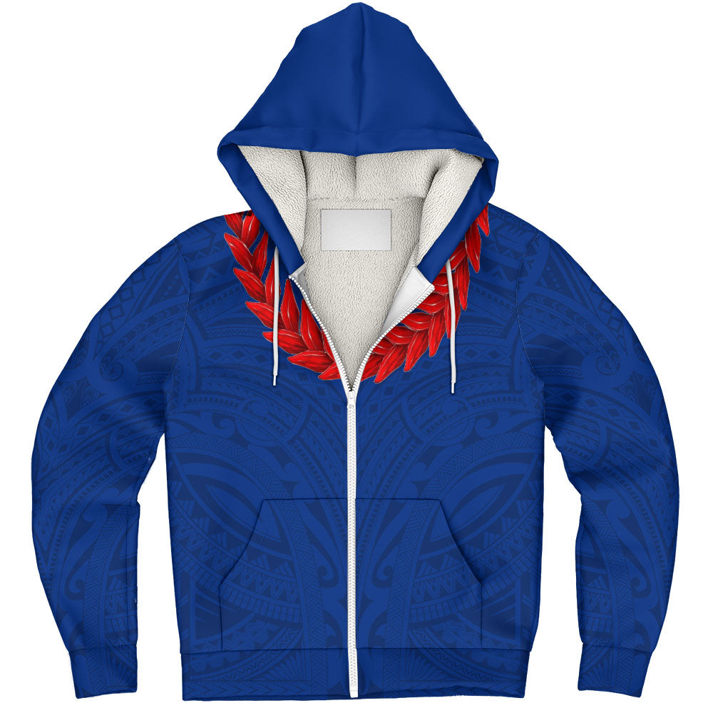 Samoa Sherpa Hoodie Ula Fala Style